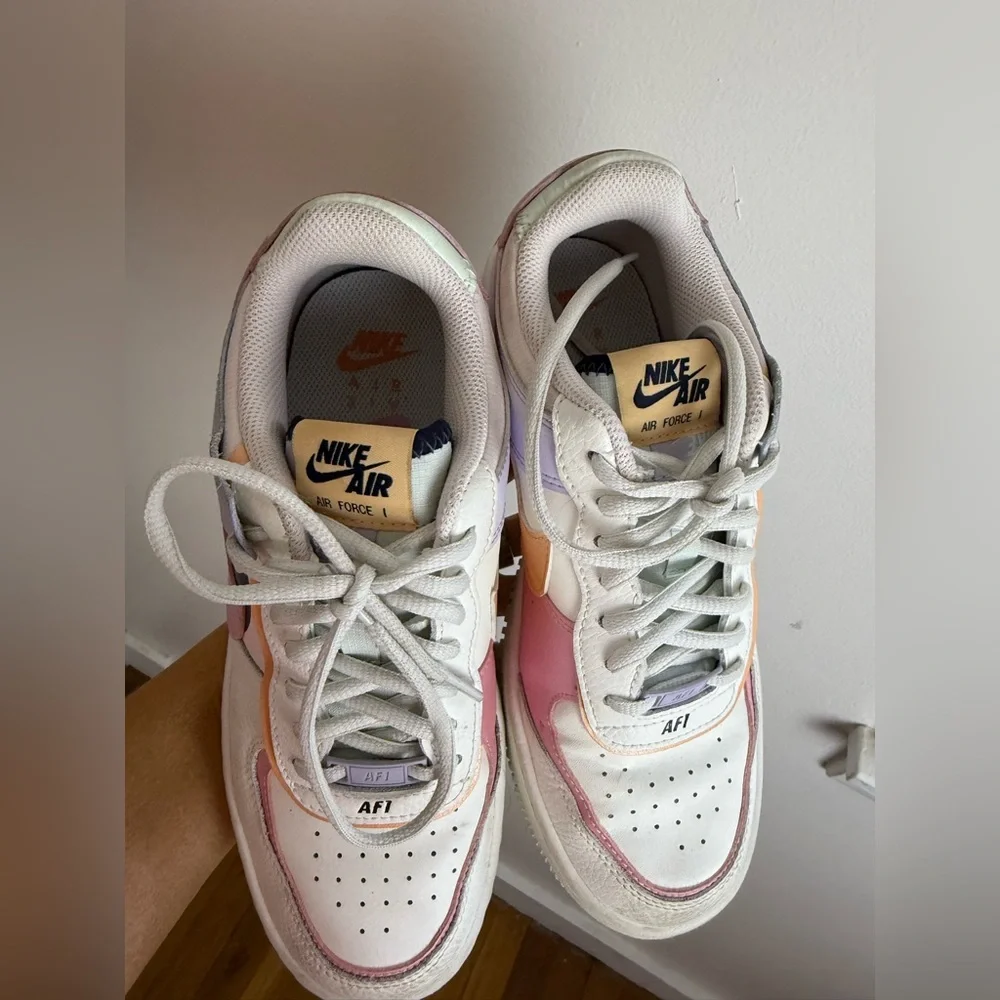 Nike Wmns Air Force 1 Shadow 'Orange Chalk Pink Glaze' 8 - Picture 7 of 11
